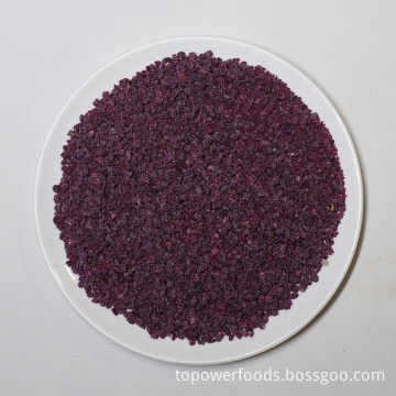 Health food dried purple sweet potato dice